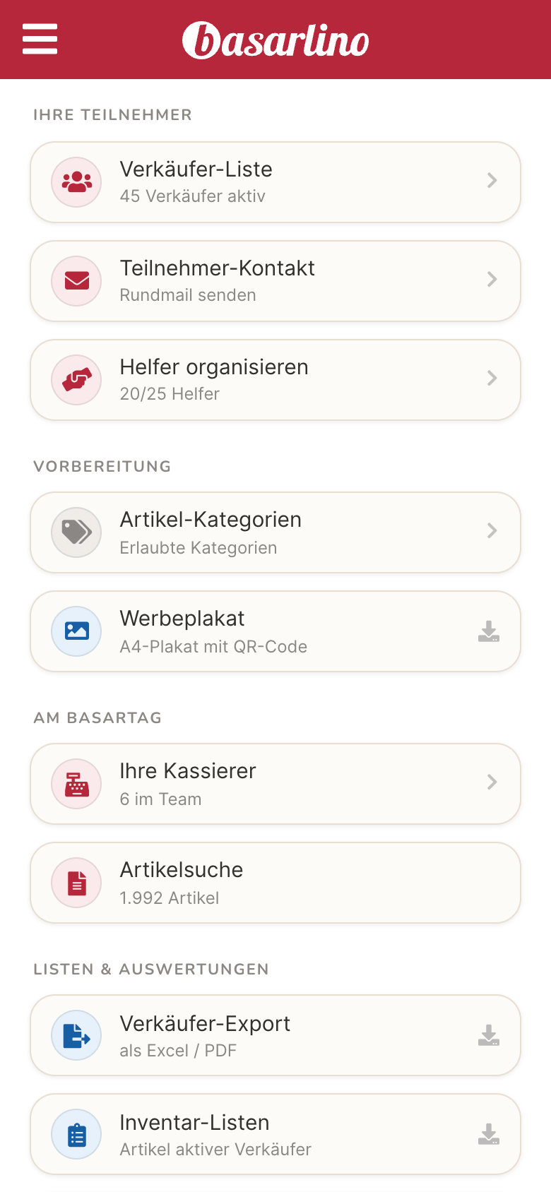 basarlino-App: Der ganze Basar an einem Ort